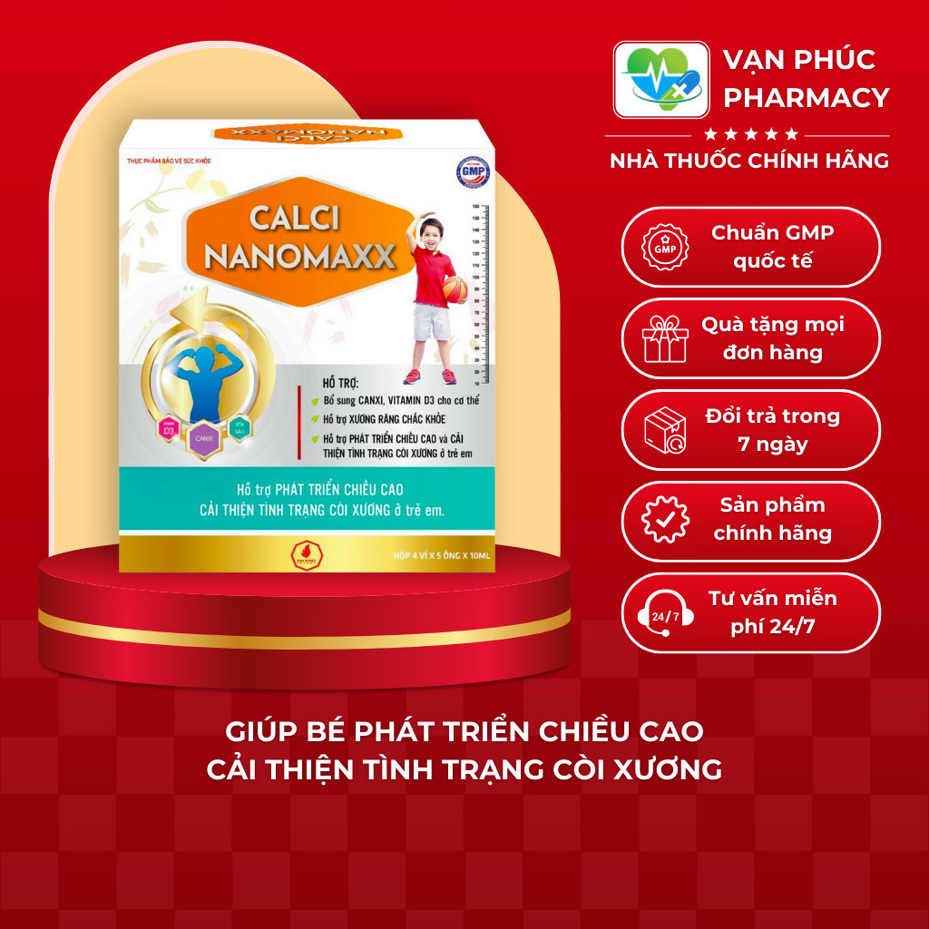 Canxi Hữu Cơ Cho Bé CALCI NANOMAXX Giúp X2 Khả Năng Hấp Thu Canxi Giúp ...
