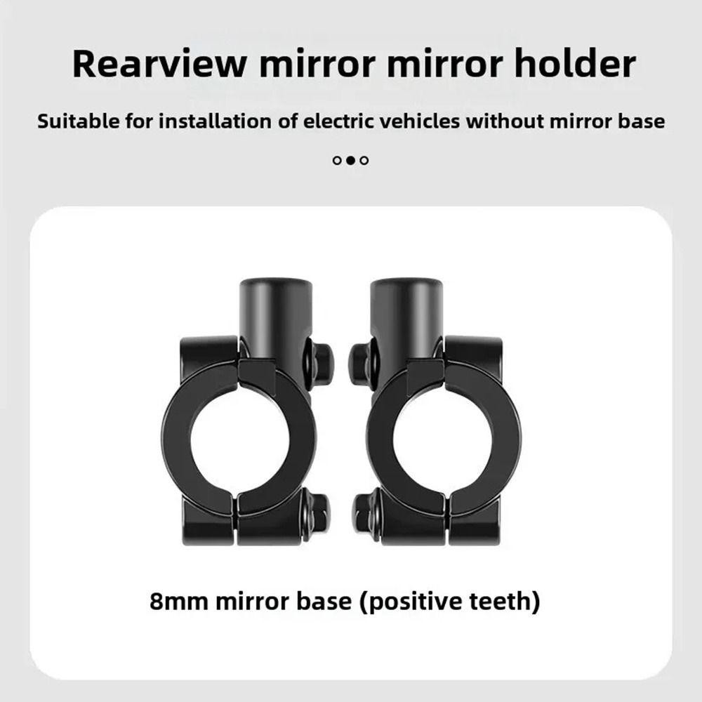 FEDAOG 1 Cặp Gương Chiếu Hậu Xe Đạp Điện, Mirro Phản Quang Xoay 360 Độ Đa Năng, Retrofit Convex Nhiều Màu Sắc 8 Mm Chủ Đề Gương Ngược Cho Yadei Lovemai