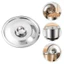 Nắp nồi tròn PYCOU, Nắp nồi đa năng bằng thép không gỉ, Làm dày thay thế 10-24cm Vỏ đựng nước sốt Đồ dùng nhà bếp