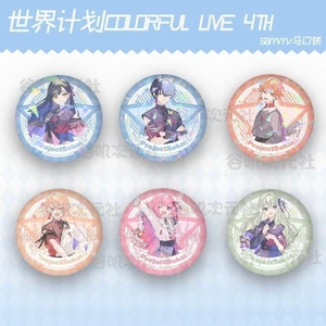 Project Sekai: Giai đoạn đầy màu sắc. Huy hiệu Hatsune Miku Otori Emu Shiraishi An 58mm - Hàng hóa Anime cao cấp