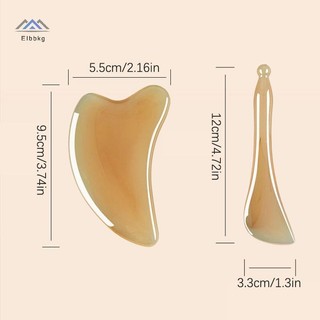 ELBBKG Gua Sha Body Scraping Facial Face Thin Gua Sha Board Massage Tool Set mới