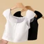 CODECOVED Chất kết dính ngực phẳng, Lưới chống sốc Tank Top Shapers, Đồ lót thân thiết mềm mại Shapewear Miếng đệm vai Cô gái buộc ngực