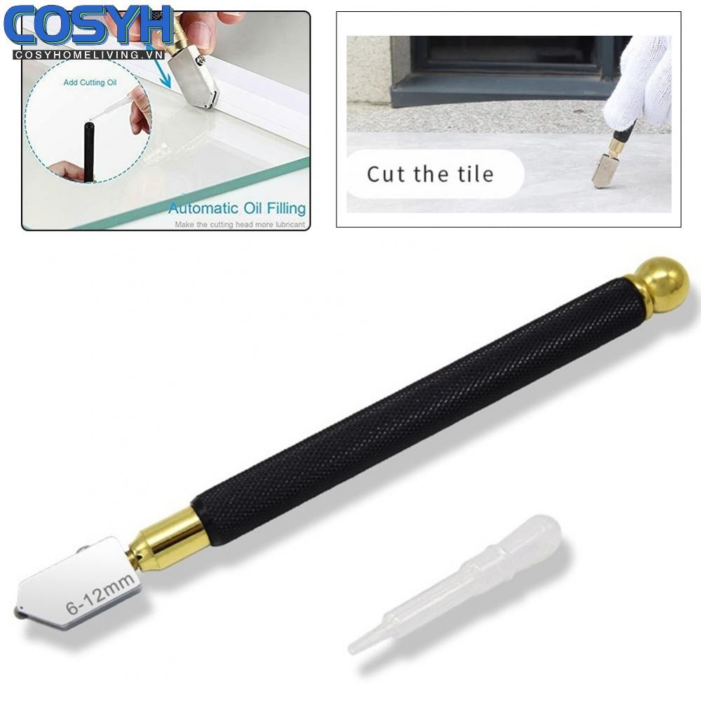 <cosyh>Glass Cutter Glass Cutting Tools Kits Multifunctional Portable 2 Pcs Brand New