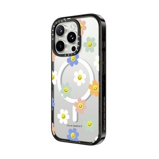 CASETiFY X Happy Daisies Ốp lưng Acrylic cứng hút từ tính cho Apple IPhone 12 13 14 15 16 Pro Max Plus có hộp