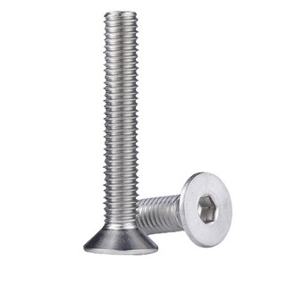 (((LXY) Vít Bulông đầu chỏm cầu , bulong  đầu bằng inox 316，Bu Lông Đầu Lục Giác Dẹp Siêu Mỏng Bằng，Ốc vít  đầu lục giác dẹp mỏng phẳng M2 / M2.5-M10 * L4-100mm (RM-VN-1)