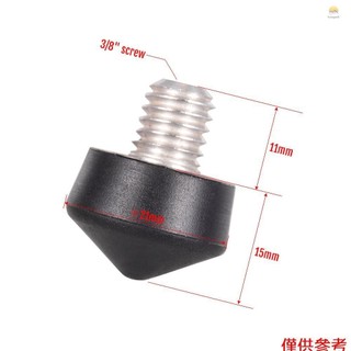 Đa Năng Chống Trơn Trượt 3 / 8 Inch Chân Máy Monopod Cao Su Chân Spike Cho Andoer Benro Gitzo Manfrotto Chân Máy Monopod