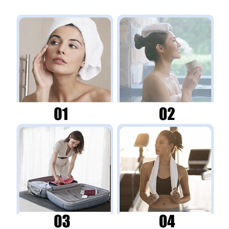 Khăn Tắm Du Lịch Khăn Tắm Sử Dụng Một Lần Sợi Vải Cellulose Phân Hủy Sinh，Học Thấm Hút Tốt Mềm Mịn