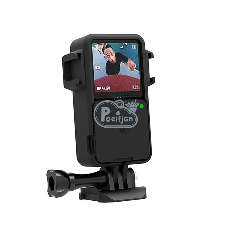 Dành Cho DJI ACTION 2 Khung Bảo Vệ Vỏ Máy Quay Vỏ Có Đế Giày Nóng HÀNH ĐỘNG 2 Vỏ Bảo Vệ Bụi Chống Rơi