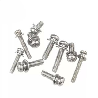 ((LXY) （ 3 TỔ HỢP） Bulong chỏm cầu nhỏ inox 304，Ốc Vítđồng pake đầu tròn , ốc pake M1.6 / M2 / M2.5 / M3 / M4 / M5 * L3-100mm (RM-VN-1)