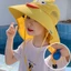 Mũ chống nắng trẻ em ngoài trời Mũ chống nắng thoáng khí có nắp cổ Sunhat Trẻ em Câu cá Safari Mũ