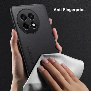 Ốp lưng cho OnePlus 13R / Ace 5 / Ace 5 Pro Vỏ da PU mờ sang trọng chống sốc