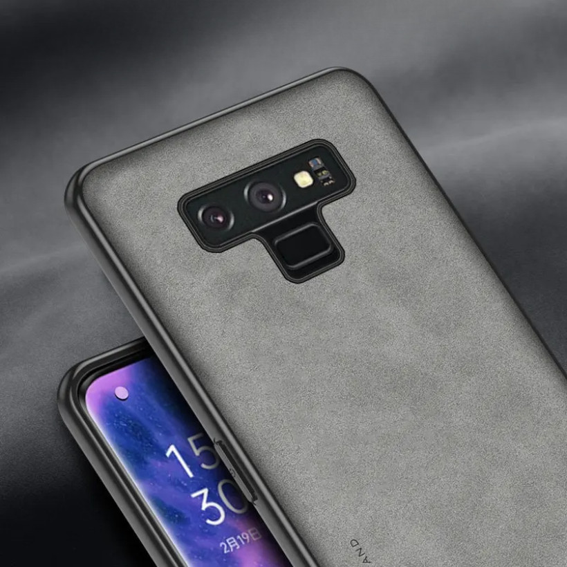 Dành Cho Samsung Galaxy Note9 N960F Ốp điện thoại Da PU Chống Sốc Da Cứng Ốp điện thoại Mờ Ốp điện thoại Silicon Cho Samsung Note 9