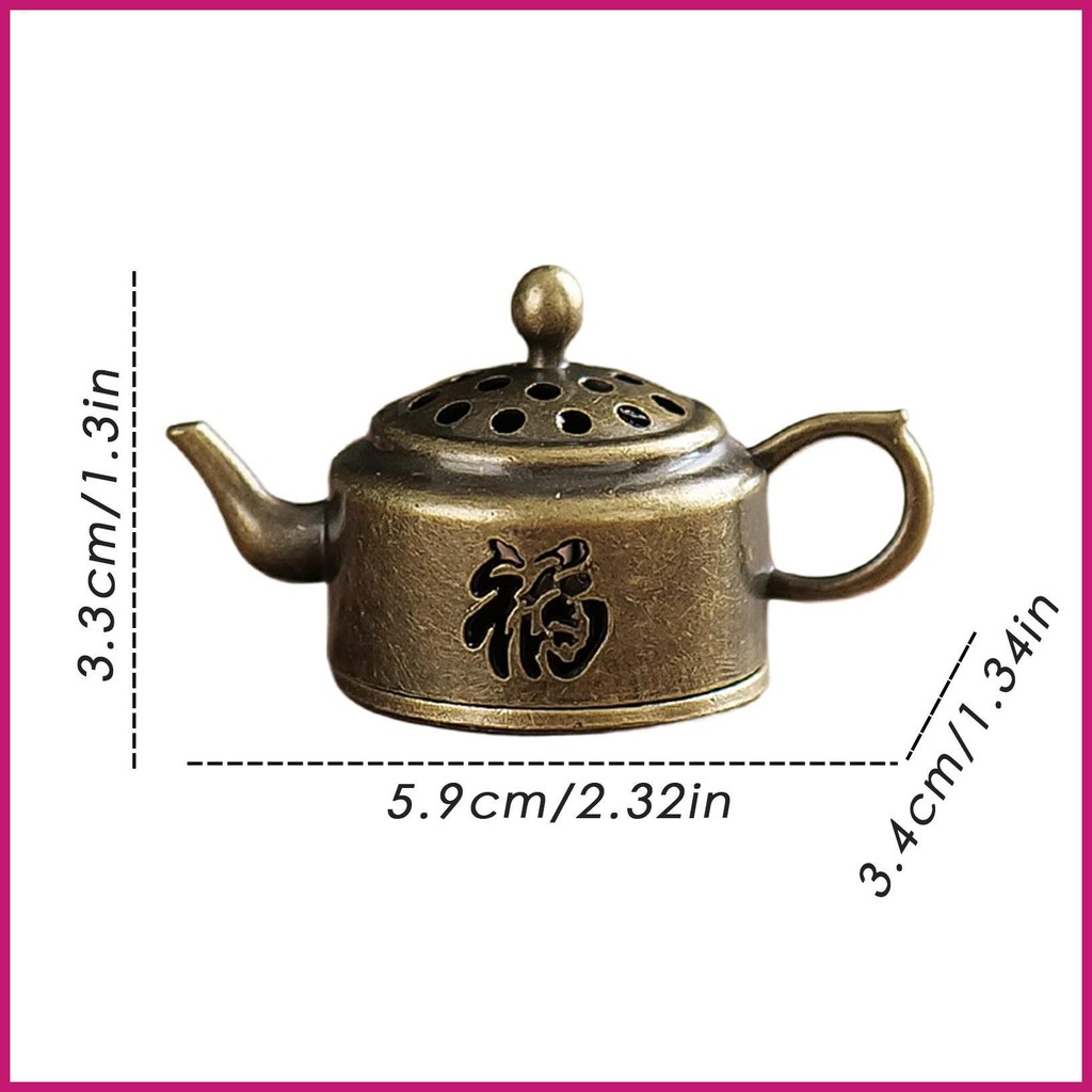 Hương Dính Đốt Giá Đỡ Hợp Kim Kẽm Lư Hương Làm Mới Khuếch Tán Thiết Bị Cho Phòng Trà Cửa Hàng Nhà Bếpidaevn