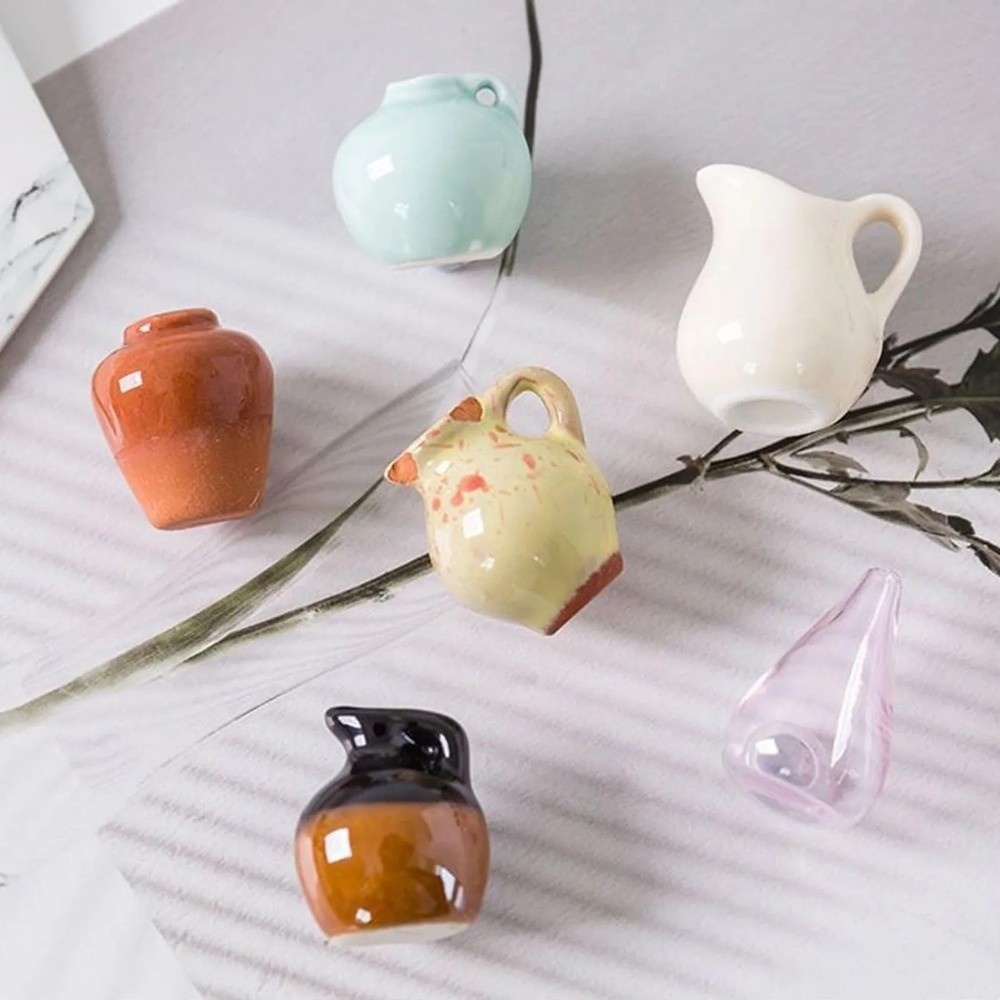 DONOVANQQ Bình Mini Nam Châm Tủ Lạnh, Tủ Lạnh Bình Handmade Độc Đáo, DIY Craft Nhựa Nhỏ Trang Trí Bình 3D Trang Trí Đám Cưới