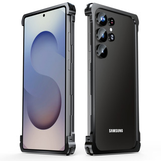 [JLK] Ốp Lưng Nhôm Cho Samsung S26 Ultra S25 Edge S24 S23 S22 Khung Kim Loại Siêu Chống Sốc Vỏ Điện Thoại