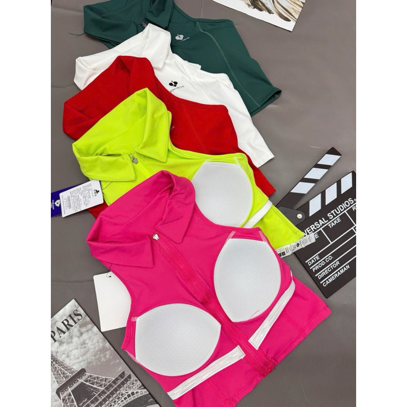 [PICKLEBALL NEW] Áo bra thể thao lulu Pompeche đệm liền chơi pickleball,golf, tennis...QC cao cấp