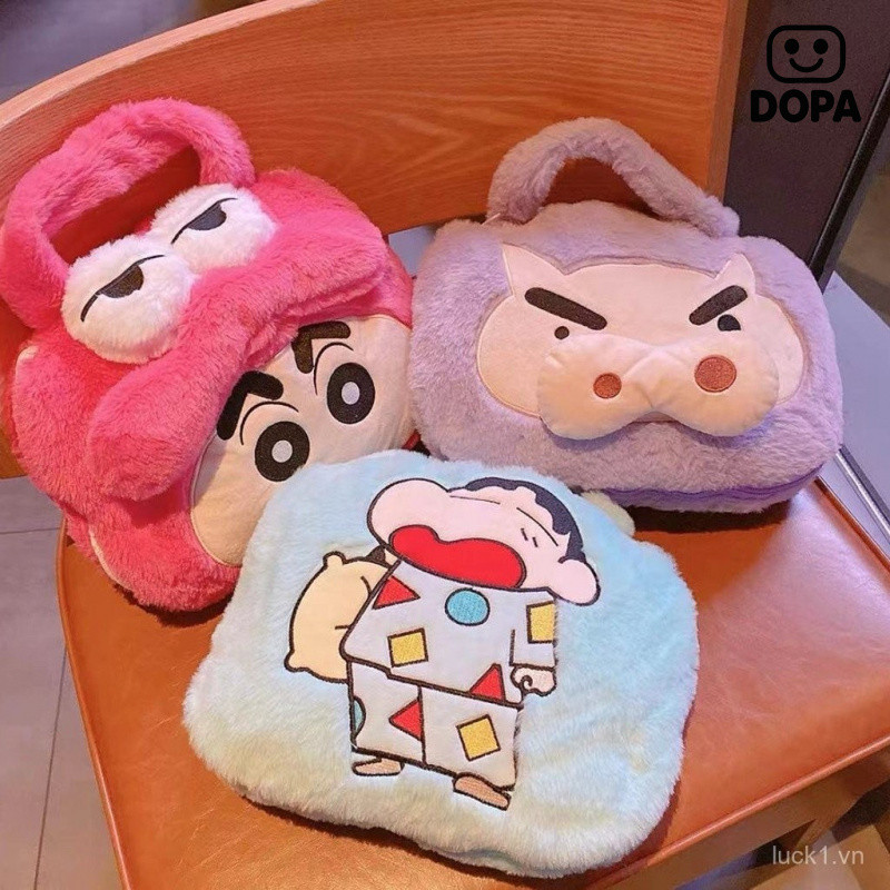 Hoạt Hình Crayon Shin-Chan gối chăn 2 trong 1, dùng cho sinh viên ký túc xá