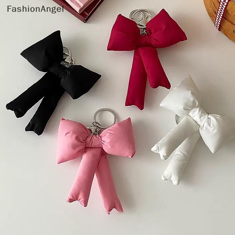 FashionAngel 1 Cặp Đôi Quà Tặng Y2K Ngọt Ngào Hợp Thời Trang 3D Nơ Móc Khóa Dành Cho Bé Gái Túi Thời Trang Mặt Dây Chuyền Ba Lô Trang Trí VN