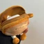 Ví đựng tiền xu bánh mì nướng OLVIDO, Túi đựng tai nghe hoạt hình nhẹ, Búp bê bánh mì dễ thương Túi đựng chìa khóa tiền xu di động cho trẻ em