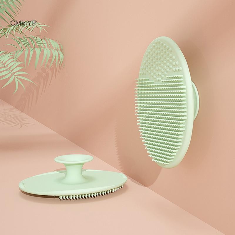 CMinYP Silicone Dầu Gội Bàn Chải Cho Trẻ Sơ Sinh Silicone Mềm Tắm Trẻ Em Bàn Chải Tắm Rửa Tóc Massage Bàn Chải Tắm Vinh Quang