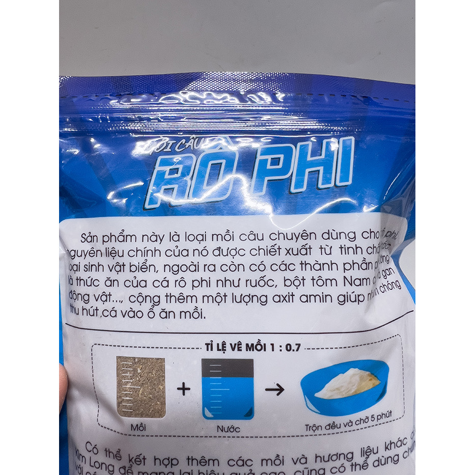 Gói 250gram Bột Mồi Cám Câu Cá Rô Phi Kim Long Số 1