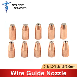 Vòi phun hàn Laser 0.8 / 1.0 / 1.2 / 2.0 CQWY QILIN Ospri SUP WSX HANWEI Bộ phận đầu dây dẫn vòi phun dây Laser Vòi cấp dữ liệu M5 TIG