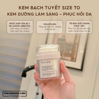 Combo 2 Kem bạch tuyết dưỡng trắng da ban đêm Beglow - Mờ nám, sáng da MP0824