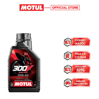 Dầu nhớt xe phân khối lớn MOTUL 300V FACTORY LINE ROAD RACING 10W40 1L