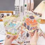 Enwei 4 Cái [Bear Town Series] 2.5D Cảnh Quan Deco Miếng Dán Hai Lớp Chống Thấm Nước Giấy Thêu Sò Chất Liệu Sổ Lưu Niệm Bộ