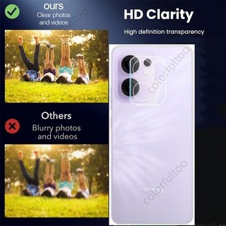 Oppo Reno 13F 2025 Phim Bảo Vệ Camera Trong Suốt Cho Oppo Reno 14F 13F 13 Pro Reno13pro Reno13F 4G 5G 3D Cong HD Full Cover Camera Kính Cường Lực Bảo Vệ Màn Hình Mặt Sau Ống Kính Phim