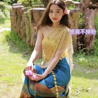 Bộ ba mảnh nữ Thái Lan: áo, quần, váy dân tộc; trang phục chụp ảnh, du lịch
