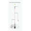 METUBE 30 Chiếc Sabiki Rig, Hạt Câu Cá Trong Suốt, Đầu Nối Đôi Lỗ Chữ Thập Hình Bầu Dục 3 Chiều Kết Nối Câu Cá Nước Mặn