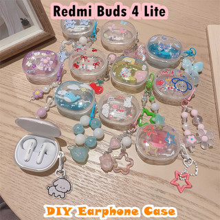 【 imamura 】 Dành Cho Redmi Buds 4 Lite Vỏ Silicon Mềm DIY Vỏ Tai Nghe Hoạt Hình Dễ Thương