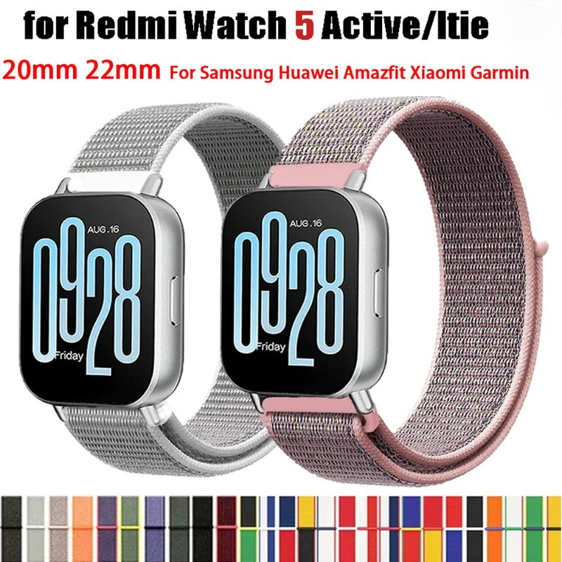 Dây đeo vòng Nylon mới cho Redmi Watch Active Lite 22 20mm
