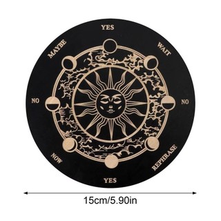 ESSENCEH Star Pendulum Board, Magics Thiền Phù thủy Altar Cung cấp Bảng bói toán Dowsing, Bảng quyết định siêu hình Bảng tin