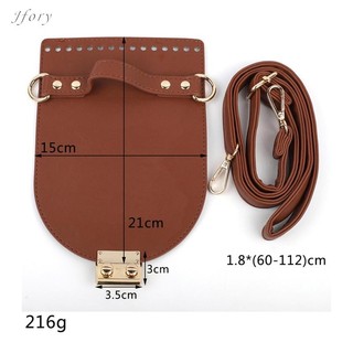 Jfory Túi Da PU May Kim Loại Phần Cứng Cải Cách Móc Miếng Lót DIY Đan Túi Cho Túi Xách Ví Làm Phụ Kiện