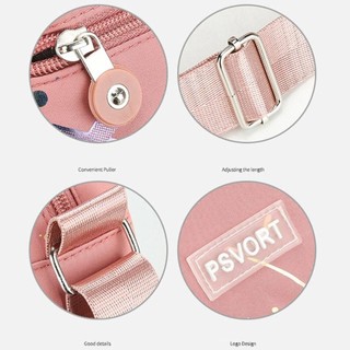 [Crush] Túi đeo chéo, Túi đeo vai Mini nhiều lớp, Túi xách Nylon nhân quả dành cho nữ