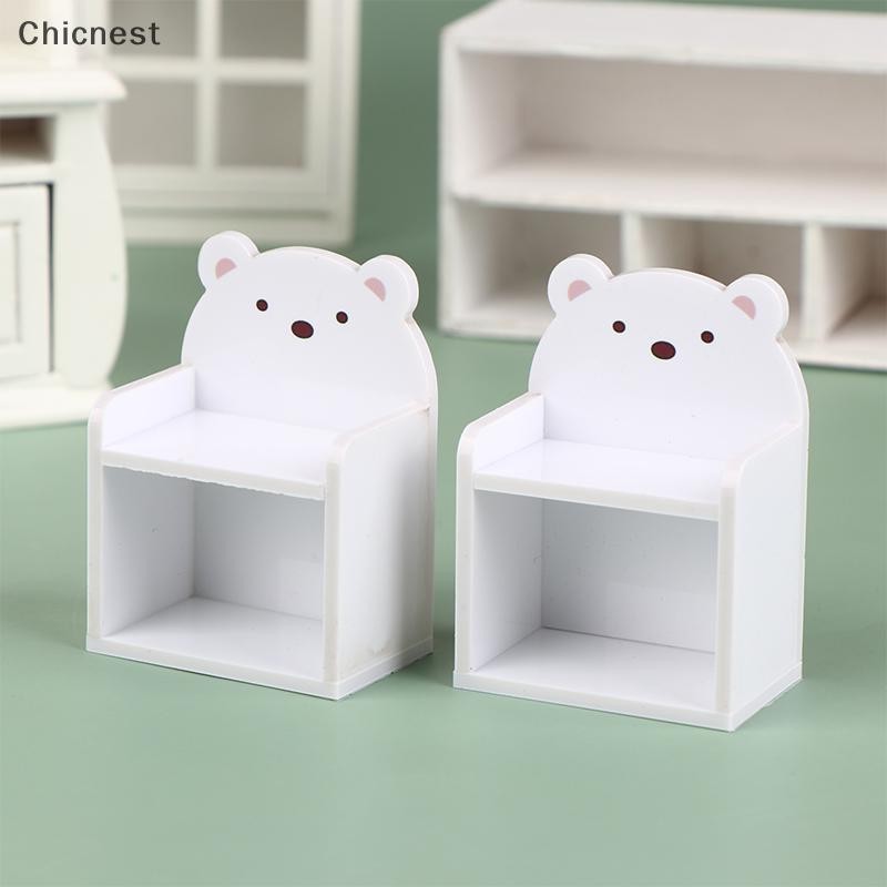 [Chc] 1 / 12 Kệ sách thu nhỏ Nhà búp bê Kệ để bàn Búp bê Phụ kiện nội thất nhà [VN]