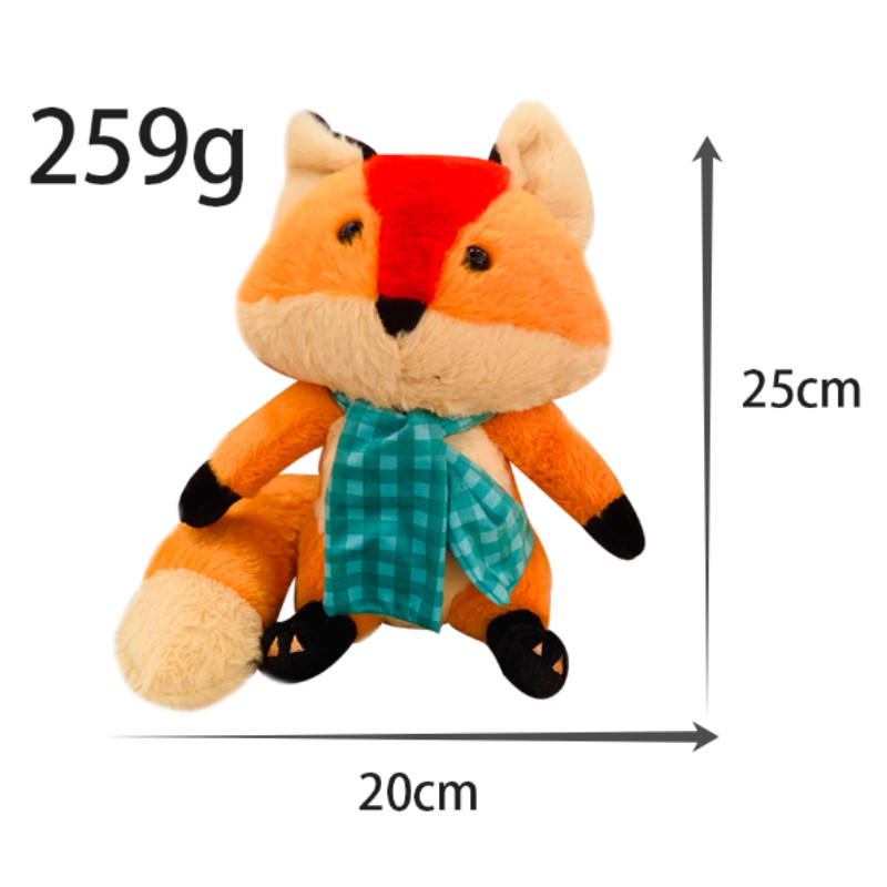 Rytanda✨Kawaii Fox Sang Trọng Đồ Chơi Cộng Hòa Ngày Lễ Cáo Sang Trọng Búp Bê Mềm Dài Động Vật Gối Mô Phỏng Búp Bê Cáo Sang Trọng Quà Tặng Sinh Nhật Trẻ Em Quà Tặng Bạn Gái