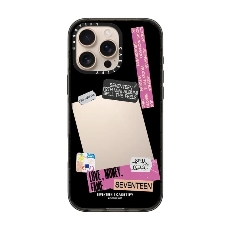 Casetify X SEVENTEEN SPILLES Khung Ảnh Ốp Lưng Tác Động Hút Từ Tính Cứng Acrylic Ốp Lưng Cho Apple IPhone 12 13 14 15 16 Pro Max Plus Có Hộp