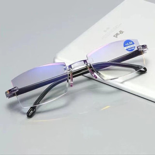 Kính đọc sách siêu nhẹ với đèn xanh chặn tia UV, phù hợp cho người cao tuổi nam nữ