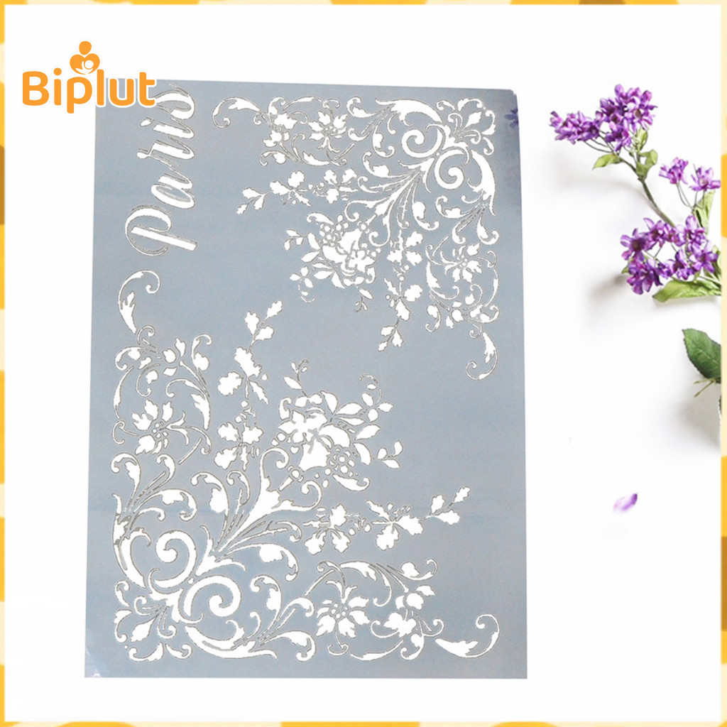 Bản mẫu rỗng Biplut cho tường hoa ren Stencil an toàn | Shopee Việt Nam
