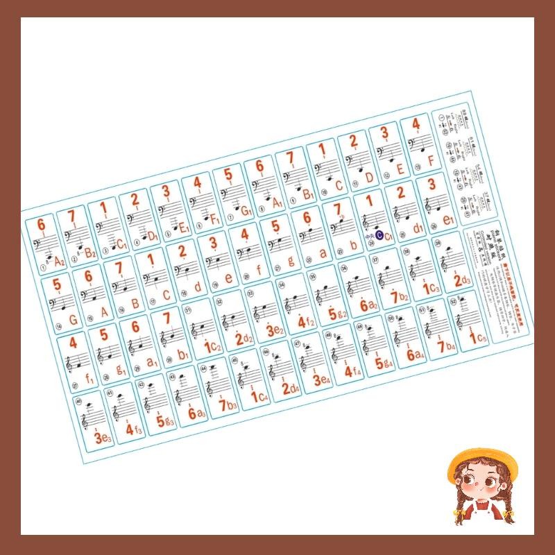 Li 88 61 54 49 37 Phím Miếng Dán Đàn Piano Trong Suốt Miếng Dán Bàn Phím Đàn Piano Để Luyện Tập
