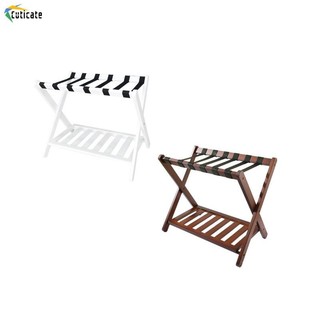 Giá Đựng Hành Lý Gấp Vali Di Động 68x45x55cm x Hình Xây Dựng Với Dây Nylon Cho Phòng Ngủ Khách Sạn