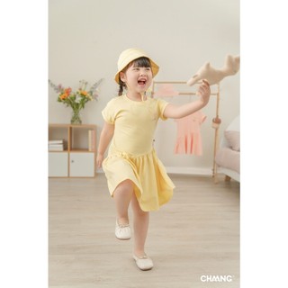 Chaang SS2025 Váy cộc tay Bloom cho bé