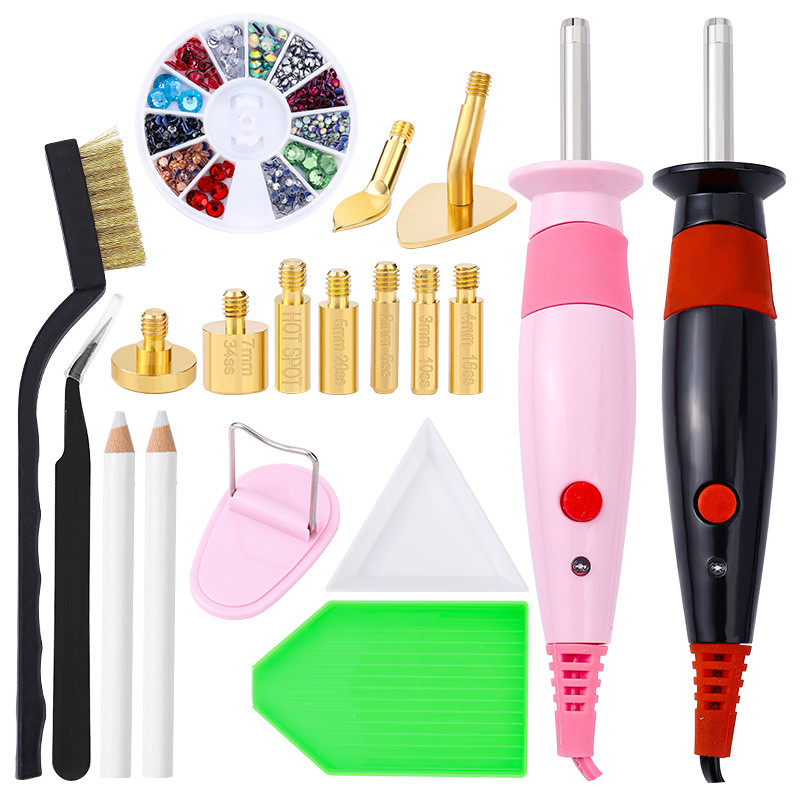Mới Nâng Cấp Hotfix Applicator Với Pha Lê Hotfix Kim Cương Giả Flatback ...