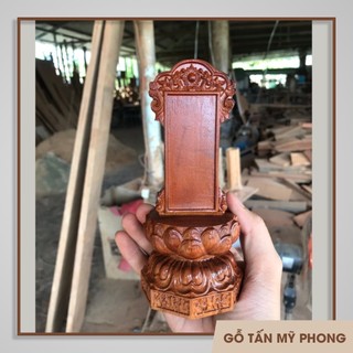 Chạm khắc theo yêu cầu Bài vị thờ - Linh vị thờ Hương Linh gỗ tự nhiên - Hương vị gỗ