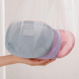 Túi trang điểm lưới ITRUMPET, Túi đựng mỹ phẩm Nylon cầm tay, thông thường có lưới dây kéo Túi đựng đồ đa năng Du lịch