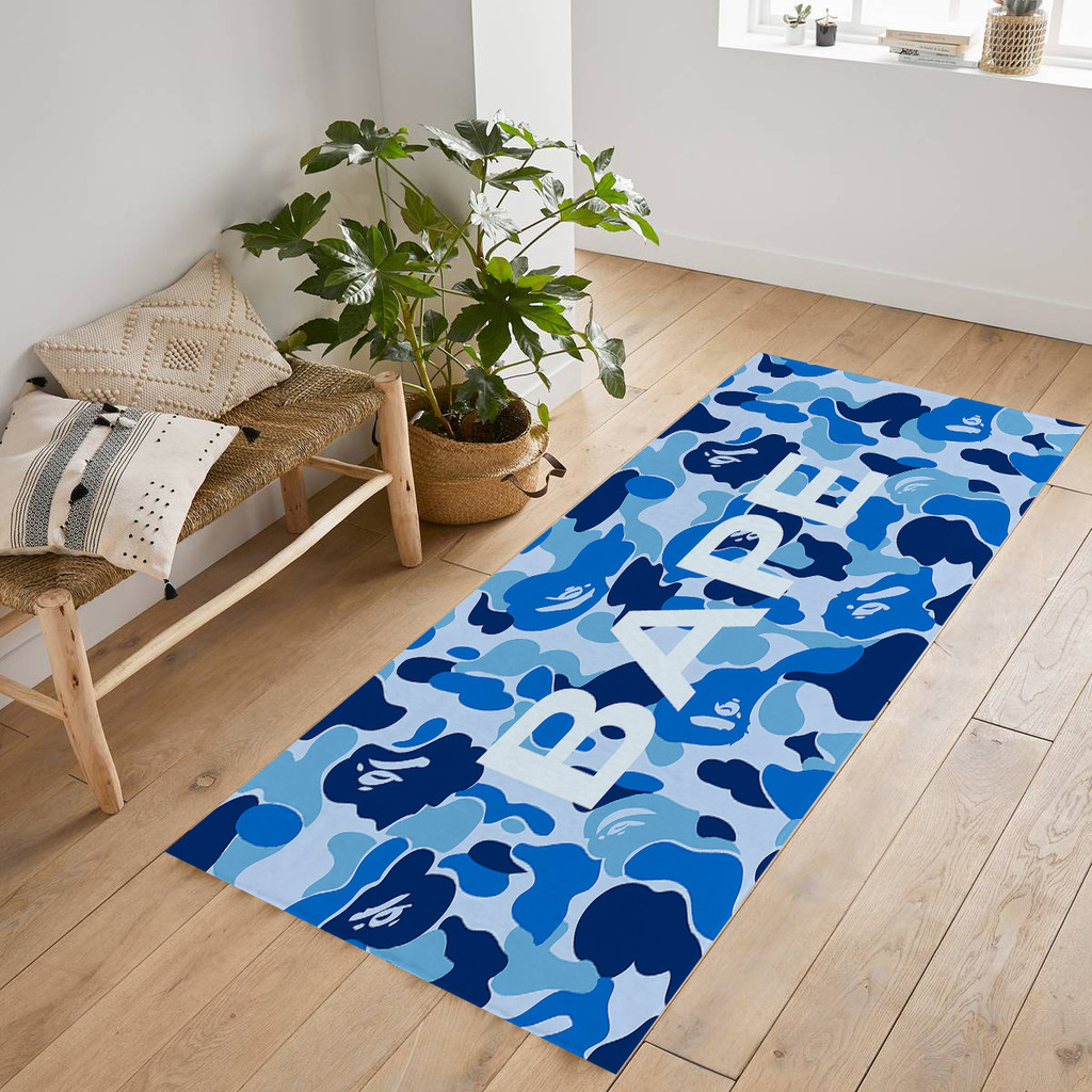 Tắm Ape Bape Thảm Chống Trơn Trượt Giả Cashmere Thích Hợp Cho Phòng Khách Phòng Ngủ