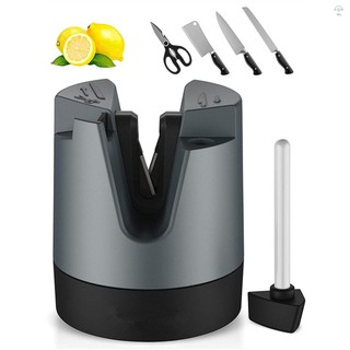 Dụng cụ mài dao nhà bếp thép vonfram bỏ túi có cốc hút, thanh đánh bóng cho dao lưỡi thẳng/răng cưa/kéo